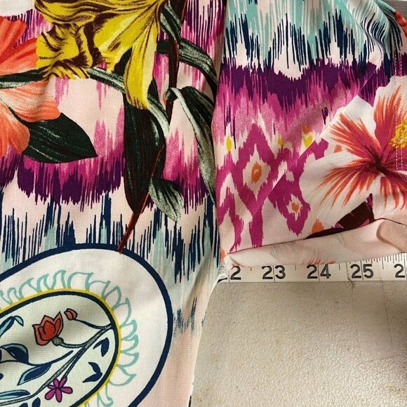 NWT Chico's Floral Wrap/jacket Kimono 1 (Med 8) - Picture 7 of 9